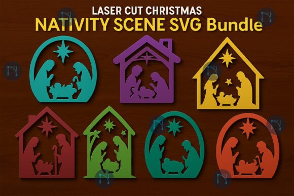 Download Christmas Nativity Scene SVG Bundle - Premium Resources