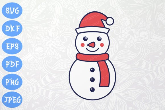 Download Cute Snowman SVG for Christmas Crafts - Christmas crafts Collection