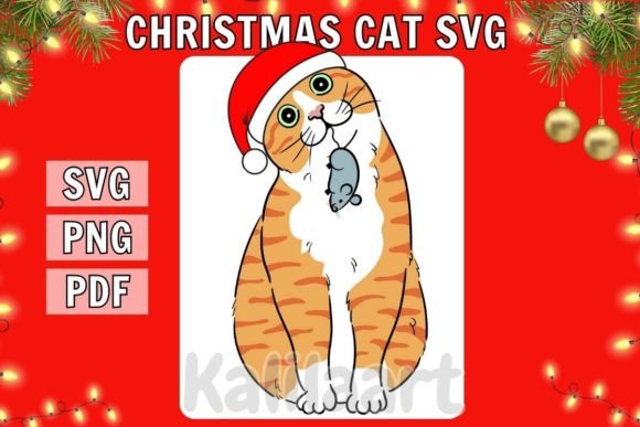 Download Christmas Cat SVG - Christmas cat svg Collection