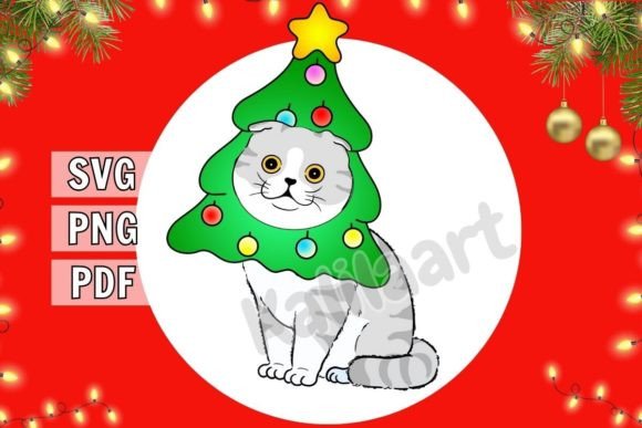 Download Funny Christmas Cat SVG - Christmas cat svg Collection