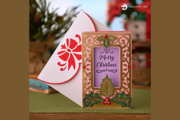 Download Holly Christmas Card SVG - Christmas card svg Collection